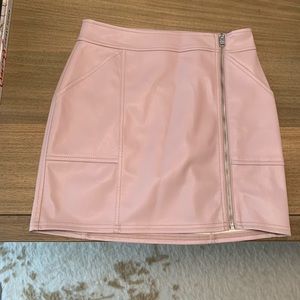 Faux Leather Mini Skirt. Brand New!